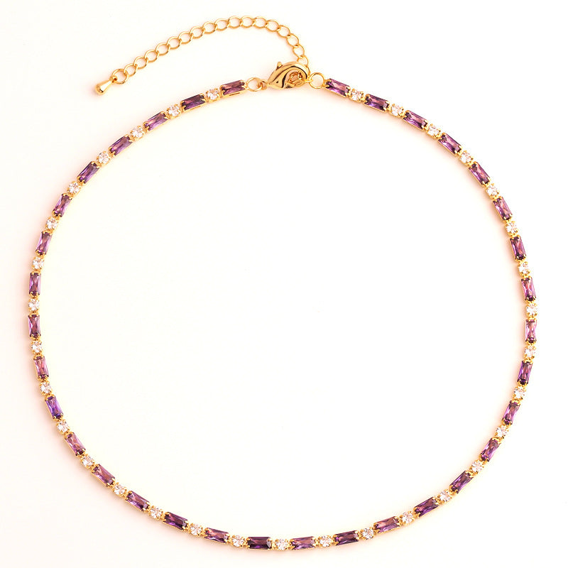 Wholesale Colorful Zircon Necklaces Necklaces